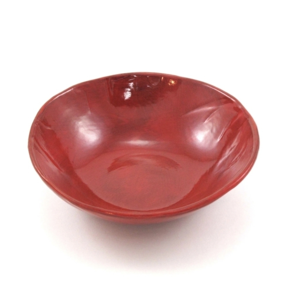R Wood Studio Small Everything Bowl Red NWT